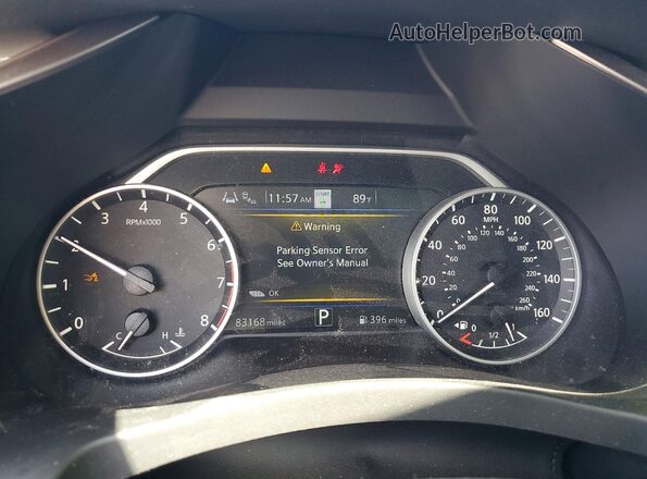 5N1AZ2MJ4KN150445 2019 NISSAN MURANO Бордовый Вид щитка приборов