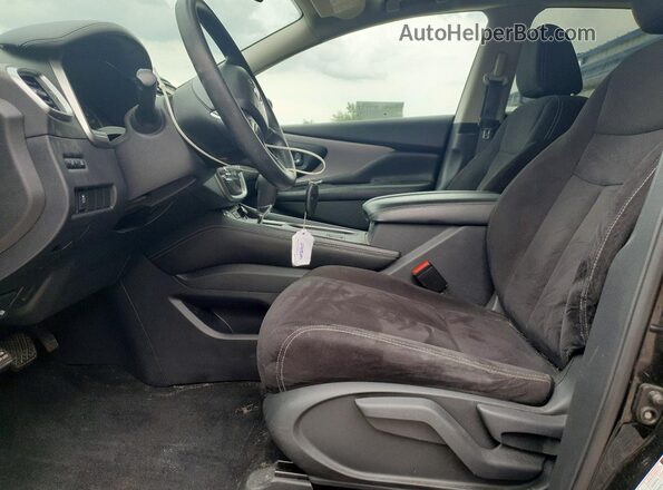 5N1AZ2MJ6KN114076 2019 NISSAN MURANO Black Front interior view