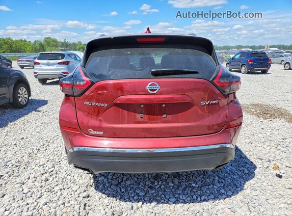 5N1AZ2MS0KN113594 2019 NISSAN MURANO Red Rear view