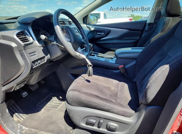 5N1AZ2MS0KN113594 2019 NISSAN MURANO Red Front interior view