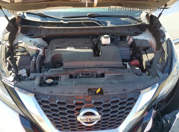 5N1AZ2MS0KN136910 2019 NISSAN MURANO White Vista del compartimento del motor