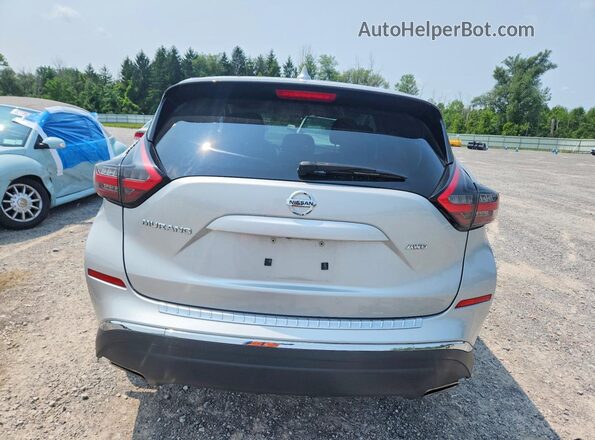 5N1AZ2MS0KN165422 2019 NISSAN MURANO Silver Widok z tyłu