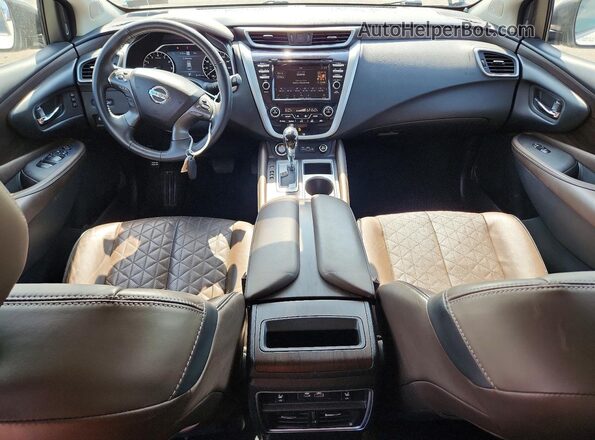 5N1AZ2MS2KN115816 2019 NISSAN MURANO White Առջևի վահանակի տեսք