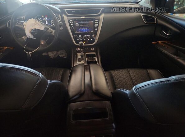 5N1AZ2MS2KN165860 2019 NISSAN MURANO Black Widok deski rozdzielczej