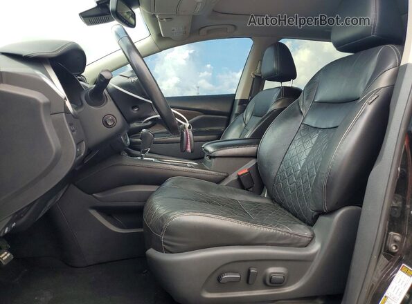 5N1AZ2MS3KN118465 2019 NISSAN MURANO Black Вид салону спереду