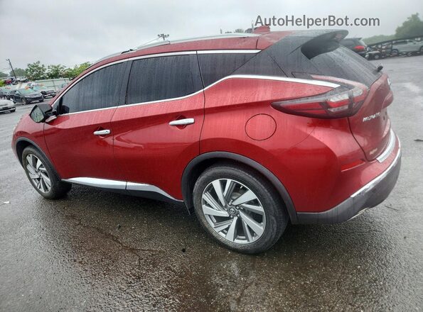 5N1AZ2MS6KN108867 2019 NISSAN MURANO Maroon Задня ліва чверть