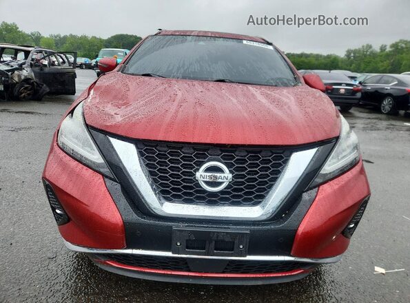 5N1AZ2MS6KN108867 2019 NISSAN MURANO Maroon Вид спереду