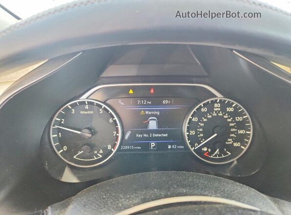 5N1AZ2MS7KN132448 2019 NISSAN MURANO White Սարքավորումների վահանակի տեսք