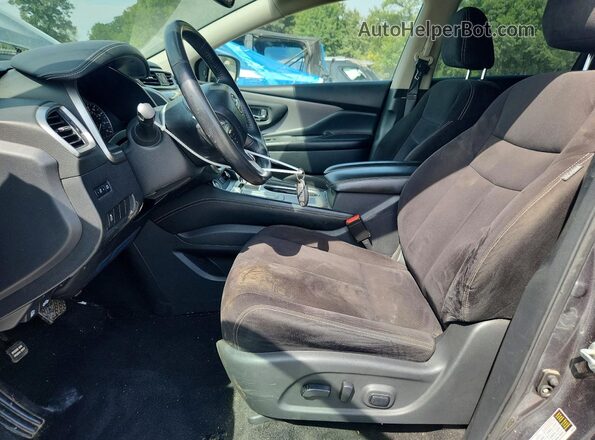 5N1AZ2MS9KN134833 2019 NISSAN MURANO Silver Вид салону спереду