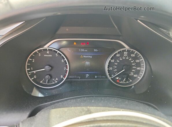 5N1AZ2MS9KN134833 2019 NISSAN MURANO Silver Вид щитка приладів