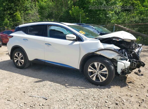 5N1AZ2MS9KN159862 2019 NISSAN MURANO Белый Передняя правая четверть
