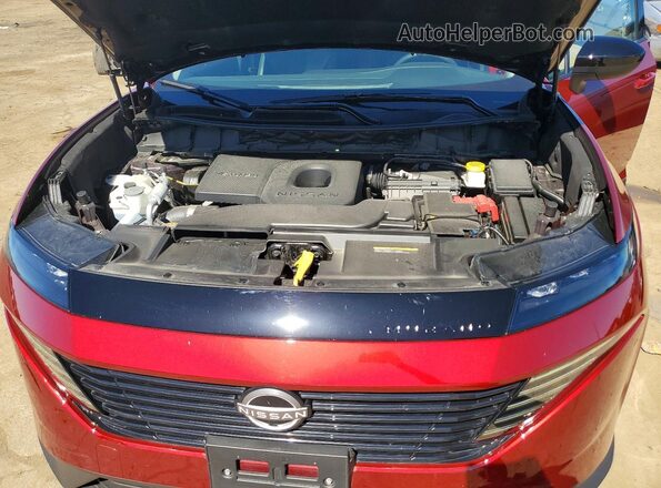 5N1AZ3BS3SC124285 2025 NISSAN MURANO Red Widok komory silnika