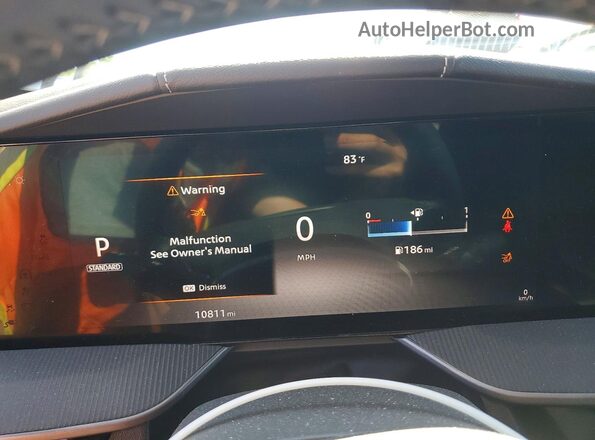 5N1AZ3BS3SC124285 2025 NISSAN MURANO Red Widok zestawu wskaźników