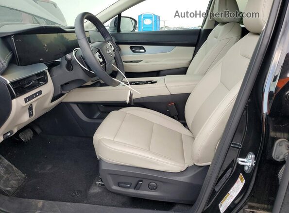 5N1AZ3CS1SC108276 2025 NISSAN MURANO Black Widok wnętrza z przodu