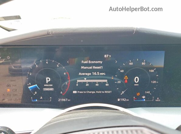 5N1AZ3CS2SC105063 2025 NISSAN MURANO Угольный Вид щитка приборов