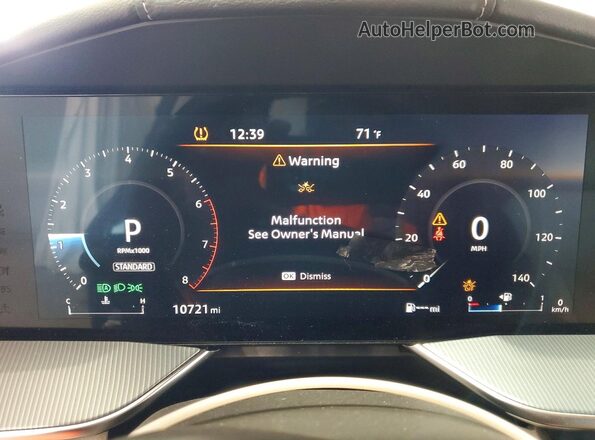 5N1AZ3CS4SC132233 2025 NISSAN MURANO Blue Vista del cuadro de instrumentos