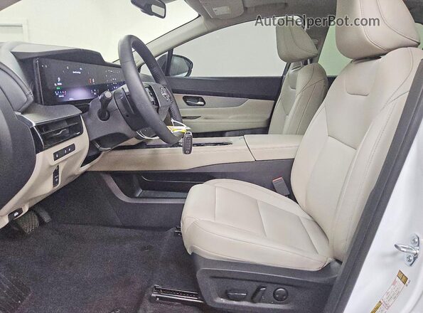 5N1AZ3CS9SC118442 2025 NISSAN MURANO White Widok wnętrza z przodu