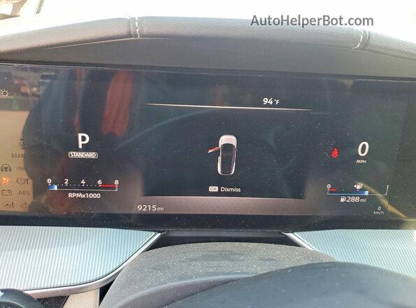 5N1AZ3CS9SC129179 2025 NISSAN MURANO Red Սարքավորումների վահանակի տեսք