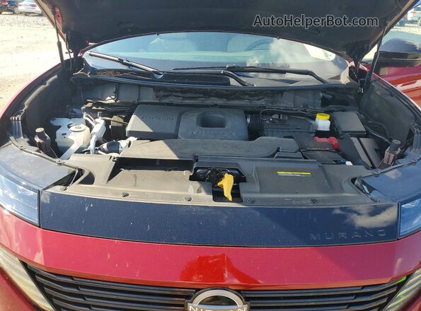 5N1AZ3CS9SC129179 2025 NISSAN MURANO Red Շարժիչի բաժամունքի տեսք