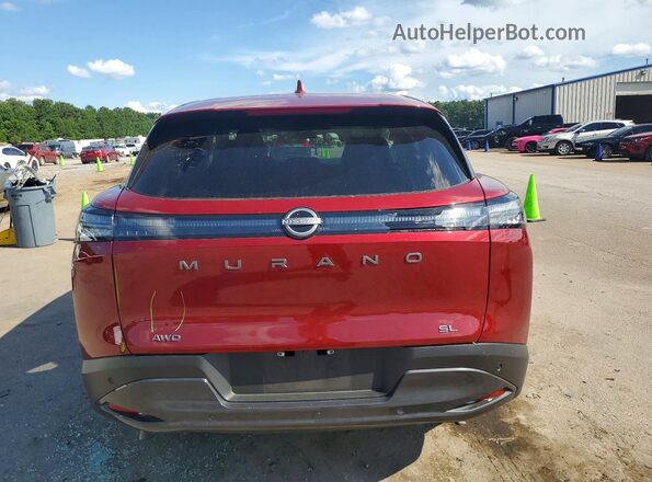 5N1AZ3CS9SC129179 2025 NISSAN MURANO Red Հետևի տեսք
