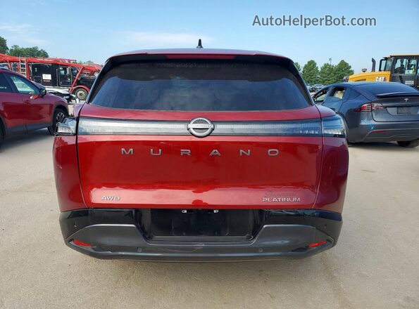 5N1AZ3DS3TC106903 2026 NISSAN MURANO Red Հետևի տեսք