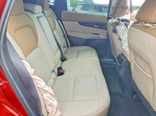 5N1AZ3DT1SC111881 2025 NISSAN MURANO Red Vista interior trasera