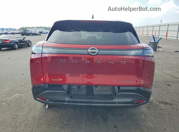 5N1AZ3DT1SC111881 2025 NISSAN MURANO Red Vista trasera