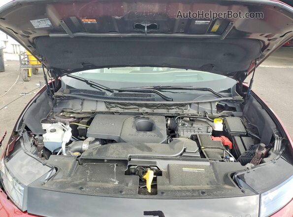 5N1AZ3DT1SC111881 2025 NISSAN MURANO Red Vista del compartimento del motor