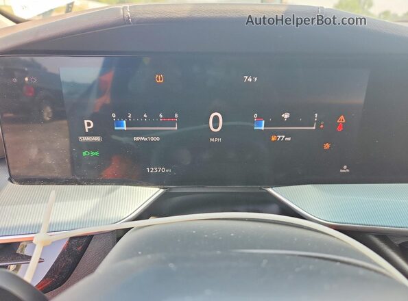 5N1AZ3DT5SC125850 2025 NISSAN MURANO White ხელსაწყოთა პანელის ხედი