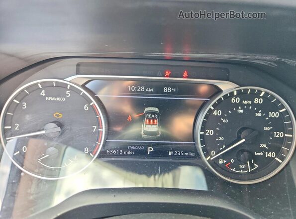 5N1BT3AA0PC791417 2023 NISSAN ROGUE White ხელსაწყოთა პანელის ხედი