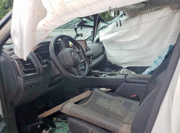 5N1BT3AA0TC716548 2026 NISSAN ROGUE White Widok wnętrza z przodu