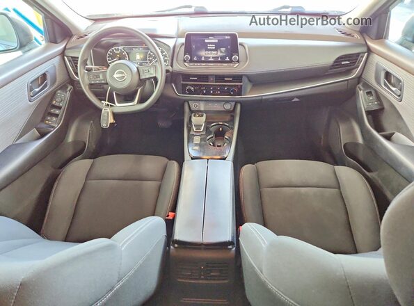 5N1BT3AA1PC867579 2023 NISSAN ROGUE Gray Вид панелі приладів