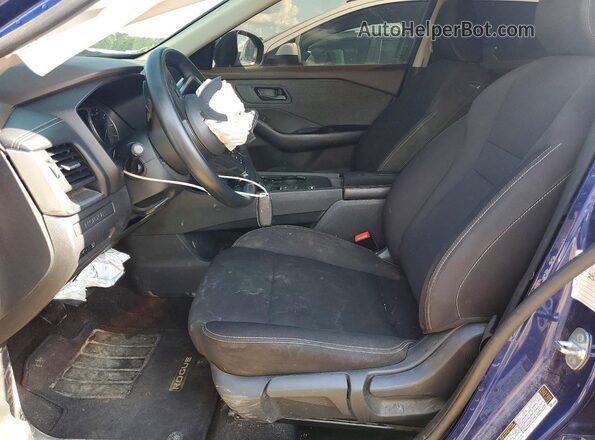5N1BT3AA2PC802403 2023 NISSAN ROGUE Blue Вид салону спереду