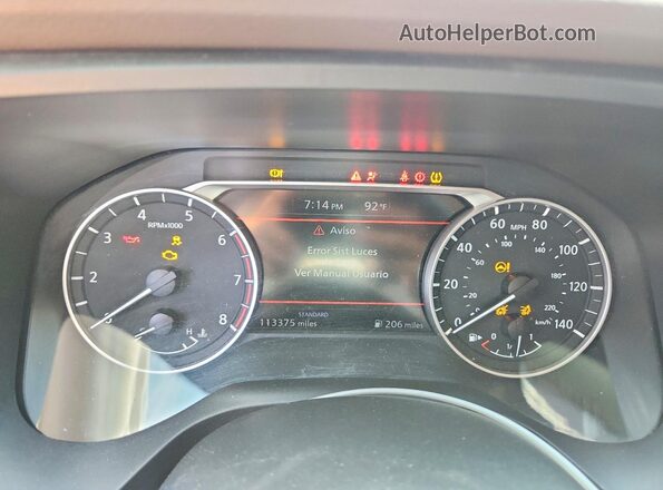 5N1BT3AA2PC802403 2023 NISSAN ROGUE Blue Вид щитка приладів