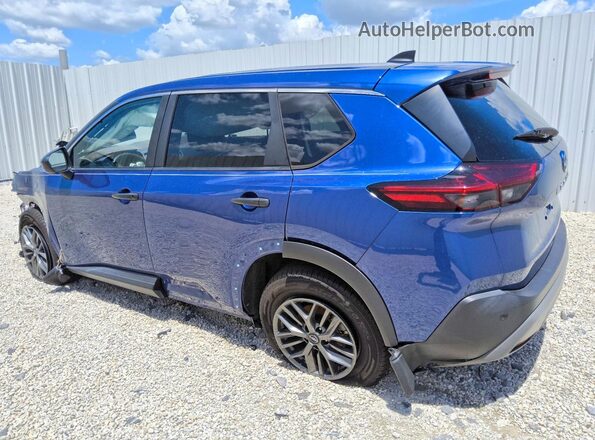 5N1BT3AA7PC772878 2023 NISSAN ROGUE Blue Rear left