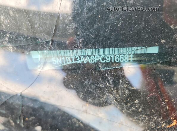 5N1BT3AA8PC916681 2023 NISSAN ROGUE Белый Вид наклейки с VIN-кодом