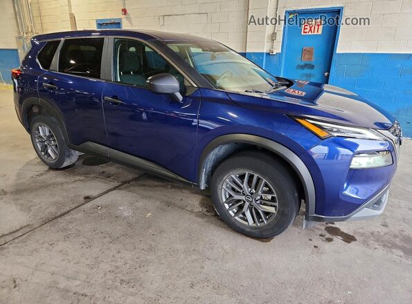 5N1BT3AAXPC875342 2023 NISSAN ROGUE Blue Delantero derecho