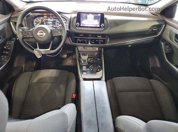 5N1BT3AAXPC875342 2023 NISSAN ROGUE Blue Vista del salpicadero