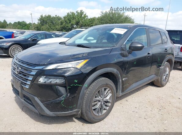 5N1BT3AB2RC751173 2024 NISSAN ROGUE Black Передня ліва чверть