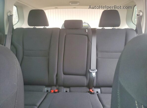 5N1BT3AB3PC857905 2023 NISSAN ROGUE Black უკანა სავარძლების ხედი