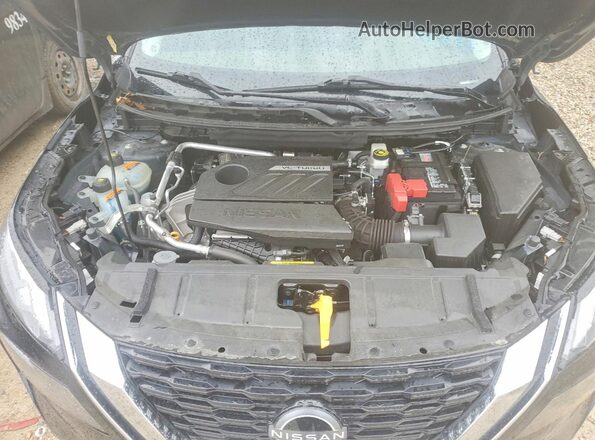 5N1BT3AB3PC857905 2023 NISSAN ROGUE Black ძრავის განყოფილების ხედი