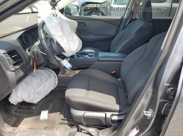 5N1BT3AB4PC671113 2023 NISSAN ROGUE Gray წინა სალონის ხედი