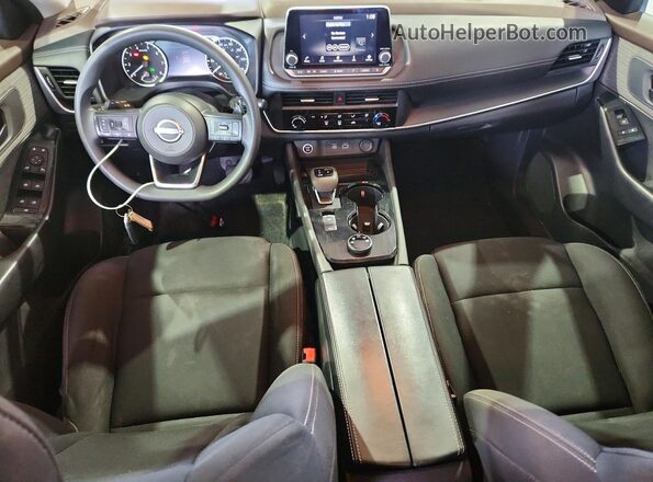 5N1BT3AB4PC861395 2023 NISSAN ROGUE Black Dashboard view