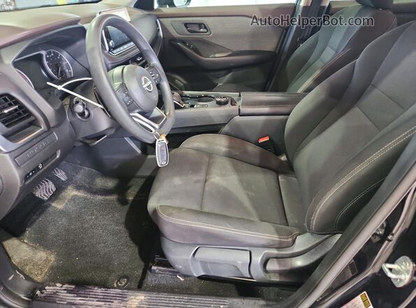 5N1BT3AB4PC861395 2023 NISSAN ROGUE Black Front interior view