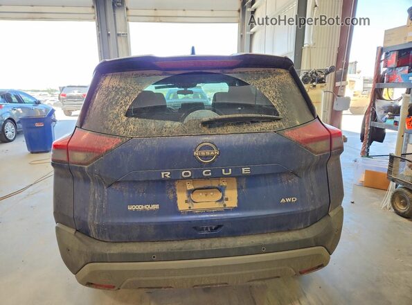 5N1BT3AB5PC783662 2023 NISSAN ROGUE Blue Rear view