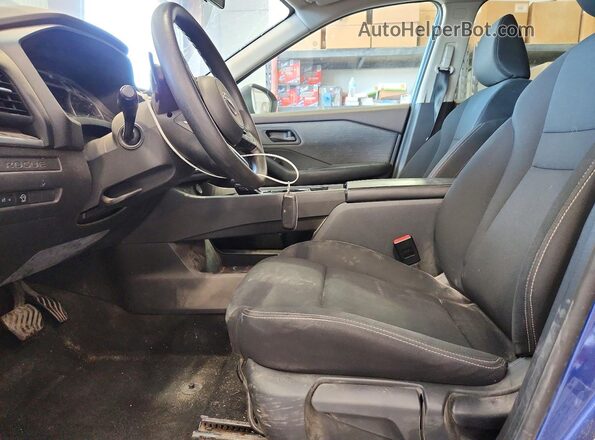 5N1BT3AB5PC783662 2023 NISSAN ROGUE Blue Front interior view