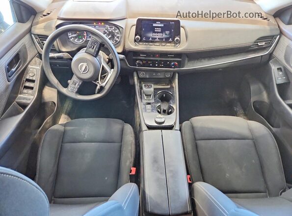 5N1BT3AB5PC783662 2023 NISSAN ROGUE Blue Dashboard view