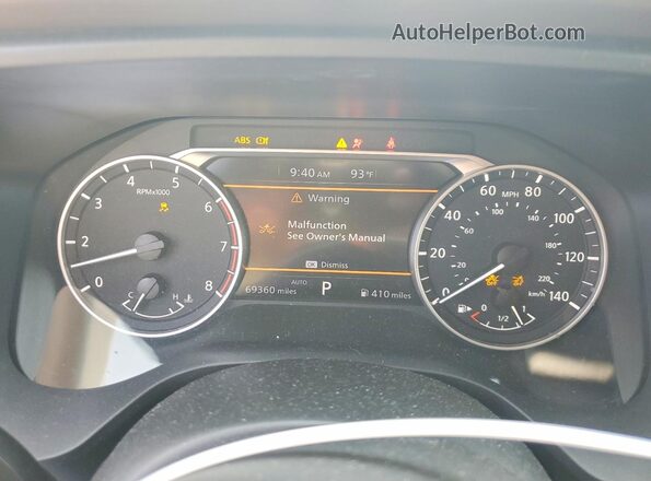 5N1BT3AB5PC823139 2023 NISSAN ROGUE White ხელსაწყოთა პანელის ხედი