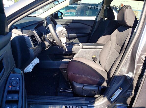 5N1BT3AB5RC736506 2024 NISSAN ROGUE Gray წინა სალონის ხედი