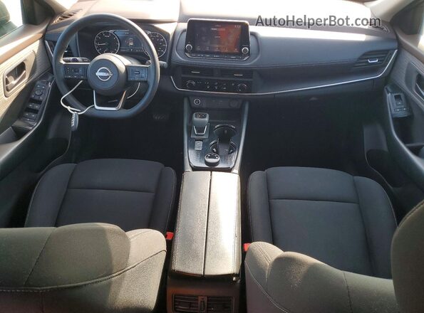5N1BT3AB6PC855842 2023 NISSAN ROGUE Gray Dashboard view
